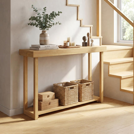 Dreamade 46" Solid Wood Console Table(46" x 12" x 32")