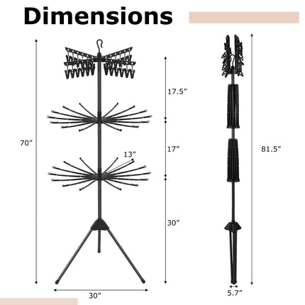 Dreamade Tripod Clothes Drying Rack