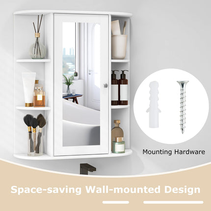 Dreamade Medicine Cabinet, Bathroom Wall Cabinet with Mirror