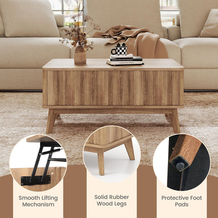 Dreamade 35.5" Lift Top Coffee Table with Storage