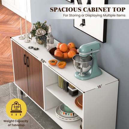 Dreamade Buffet Sideboard, Modern Storage Cabinet