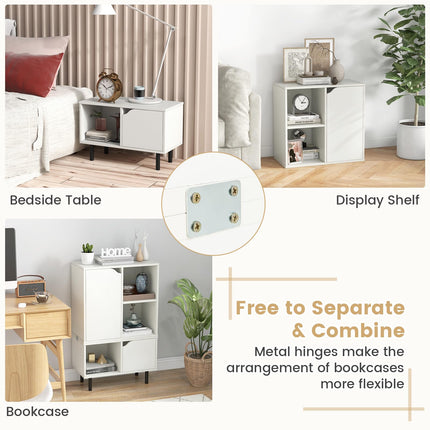 Dreamade 5 Cube Stackable Bookcase