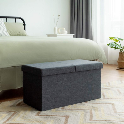 Dreamade Folding Storage Ottoman 30 Inches W/ Lift Top