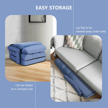 Dreamade Chaise Lounge Chair Indoor Multipurpose Folding Armchair Couch Lounger
