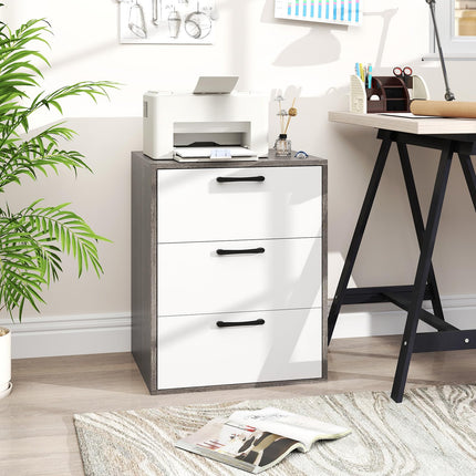 Dreamade Nightstand with 3 Drawers for Bedroom Hallway