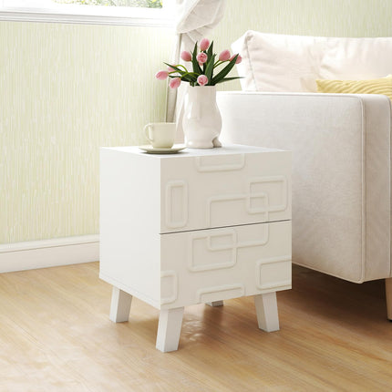 Dreamade Mid Century Modern Nightstand for Small Space