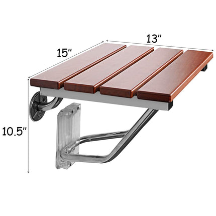 15" Folding Shower Seat Bench300lb Capacity for Senior