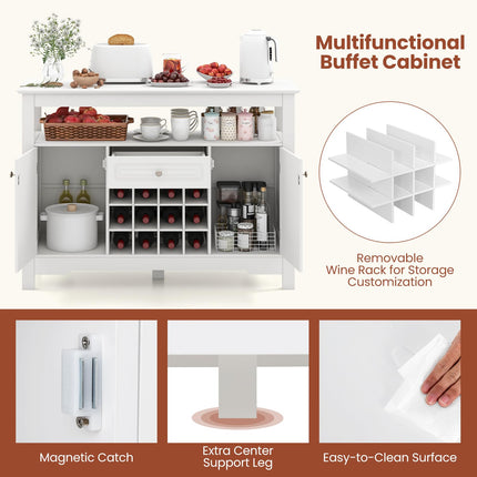 Dreamade Bar Cabinet with Storage