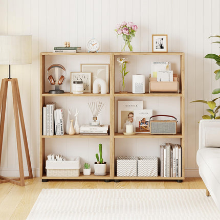 Dreamade 3-Tier Bookcase with Anti-Tipping Kit for Living Room