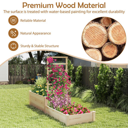 Dreamade Wooden Raised Garden Bed