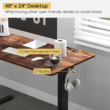Dreamade Electric Standing Desk, Height Adjustable Stand up Desk