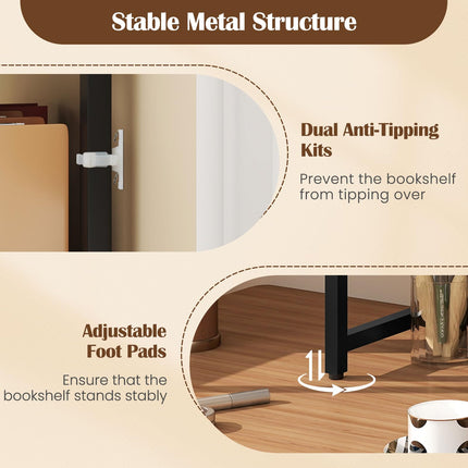Dreamade 2-Tier Desk Hutch Dorm with Pegboard for up to 32" Computer Monitor