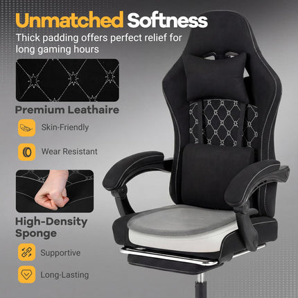 Dreamade Gaming Chair | Ergonomic Computer Chair with Headrest