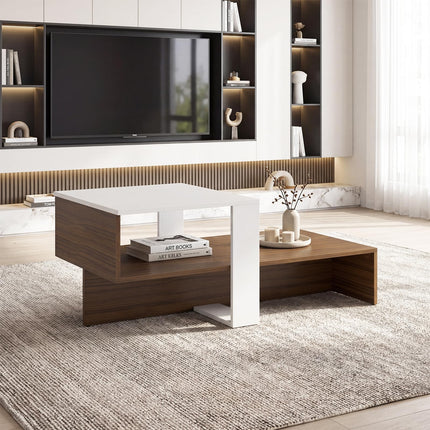 Dreamade 31.5" Small Coffee Table with Storage