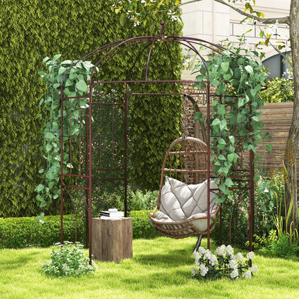 Dreamade Birdcage Shape Garden Arbor, 8.4ft High x 7ft Wide