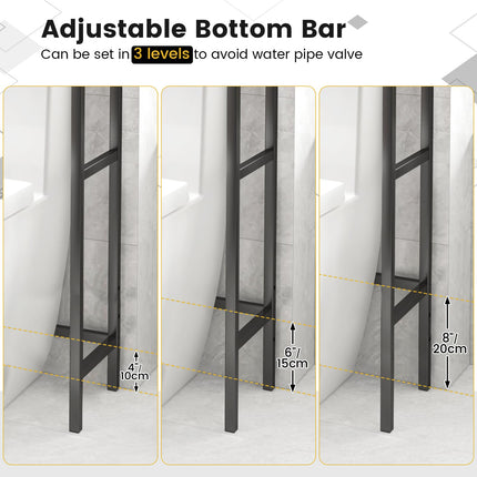 Dreamade 3-Tier Over-The-Toilet Rack