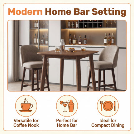 Dreamade Counter Height Dining Table for 2