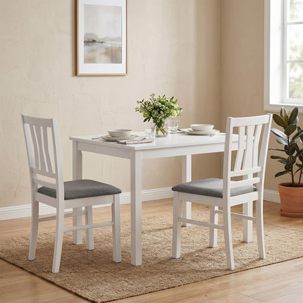 Dreamade Wood Dining Chairs Set of 2/4 with Slat Back