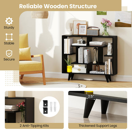 Dreamade 3 Tier Geometric Bookshelf