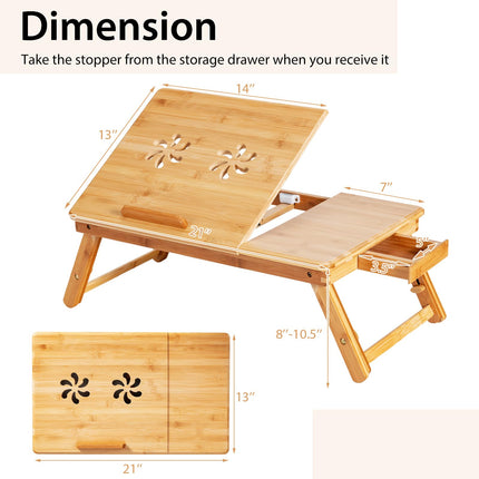 Dreamade Bamboo Laptop Desk