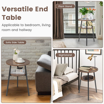 Dreamade Round End Table Set