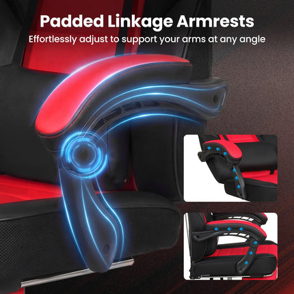 Dreamade Gaming Chair | Ergonomic Video Game Chair w/Lumbar Support