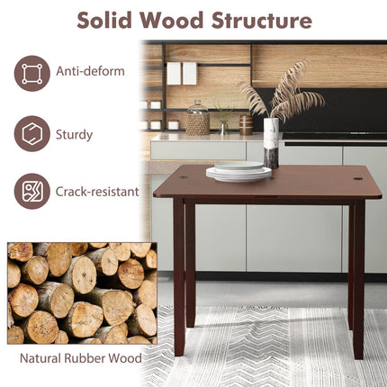 Dreamade Folding Dining Table for 4