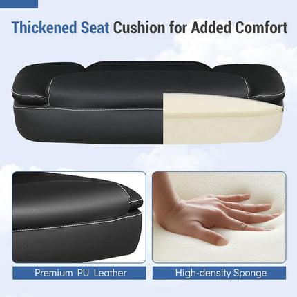 Dreamade Leather Ergonomic Computer Desk Chair with Rocking Function & Adjustable Height
