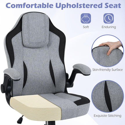 Dreamade Ergonomic Computer Office Chair with 90° Flip-up Armrests
