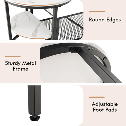 Dreamade Nesting Coffee Table Set