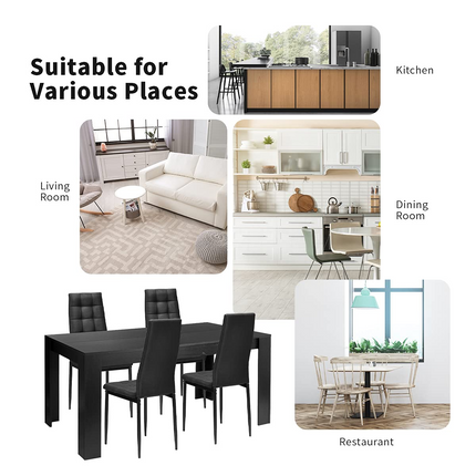 Dreamade 5 Piece Dining Table Set