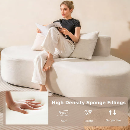 Dreamade 78.5" Sofa Couch, Upholstered Loveseat