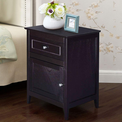 Wooden End Table W/Shelf - Dreamade