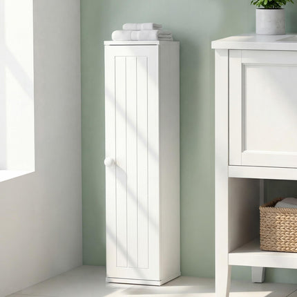 Dreamade Small Bathroom Storage Cabinet with Door and Removable Shelves
