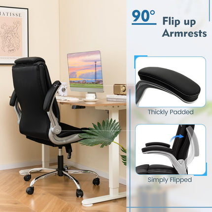 Dreamade Executive Office Chair, Ergonomic PU Leather Desk Chair