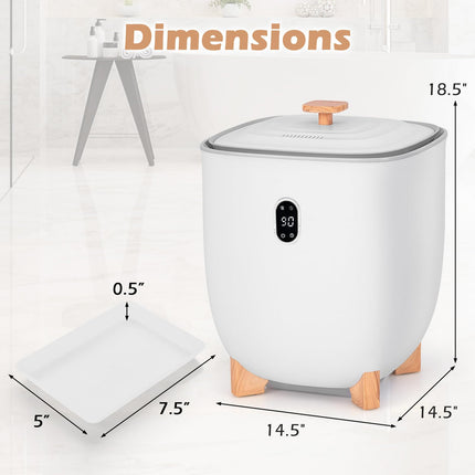 Dreamade Upgraded Towel Warmer Bucket - 20L Hot Towel Bucket with PTC Air Heater for Rapid & Even Heating