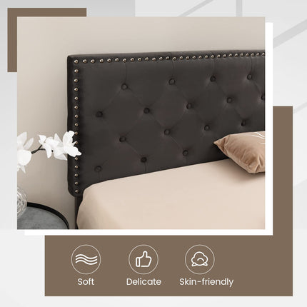 Dreamade Upholstered Full Size Bed Frame