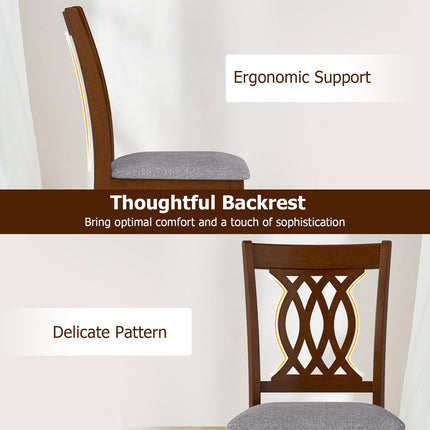 Dreamade Upholstered Dining Chairs Set of 2/4 for Kitchen