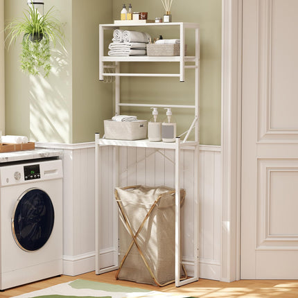 Dreamade 3-Tier Over The Toilet Storage 64" Tall Freestanding Space Saver Bathroom Shelves