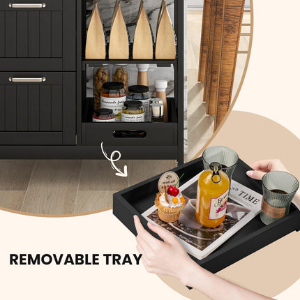 Dreamade Kitchen Island Cart on Wheels