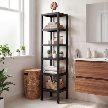 Dreamade 6-Tier Plastic Modular Storage Shelves