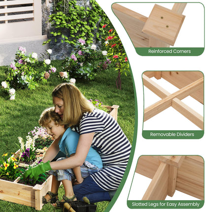 Dreamade Wooden Raised Garden Bed