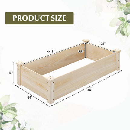 Dreamade Wooden Raised Garden Bed