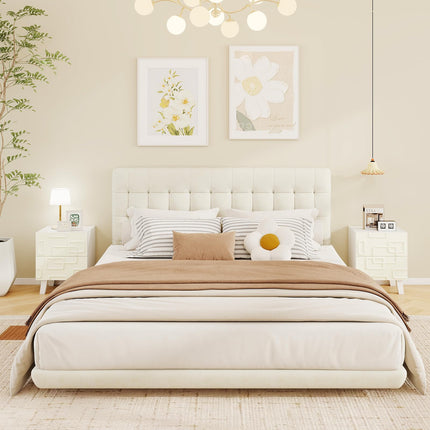 Dreamade Mid Century Modern Nightstand for Small Space