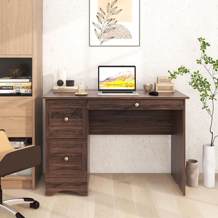 Dreamade Computer Desk with 2 Drawers