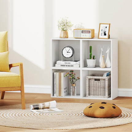 Dreamade White Cubby Bookcase