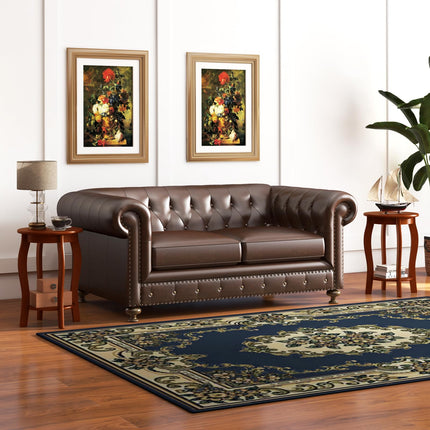 Dreamade 2-Tier End Table, Narrow Tiered Telephone Table with Storage Shelf, Solid Wood Legs