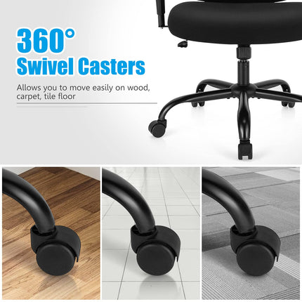 Dreamade 400LBS Mesh Big and Tall Office Chair Swivel Task Chair