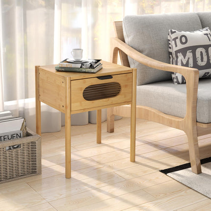 Dreamade Bamboo Nightstand