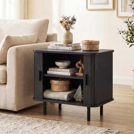 Dreamade 24’’ Large Century Modern Nightstand Set of 2/1